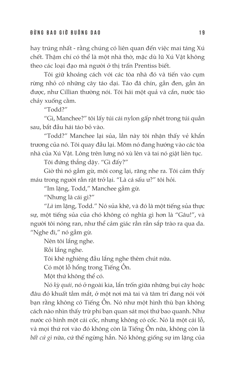 hỗn mang 1 - đừng bao giờ buông dao