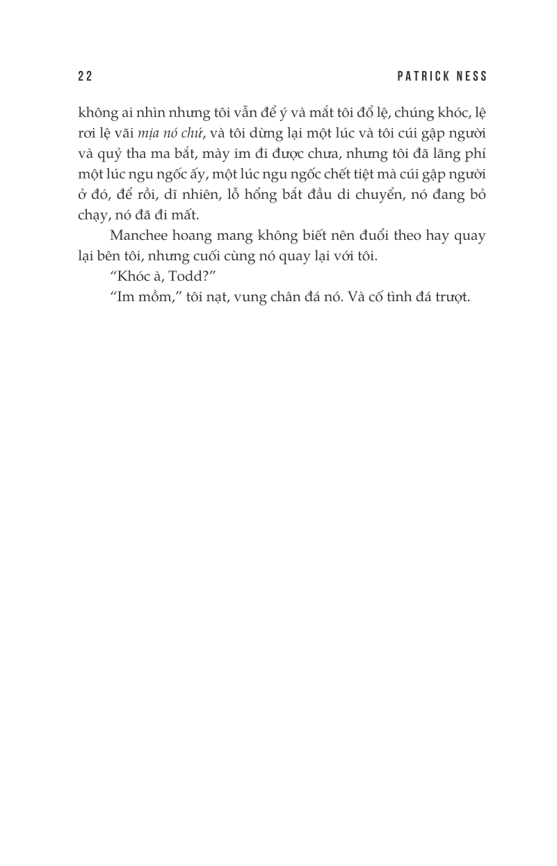 hỗn mang 1 - đừng bao giờ buông dao