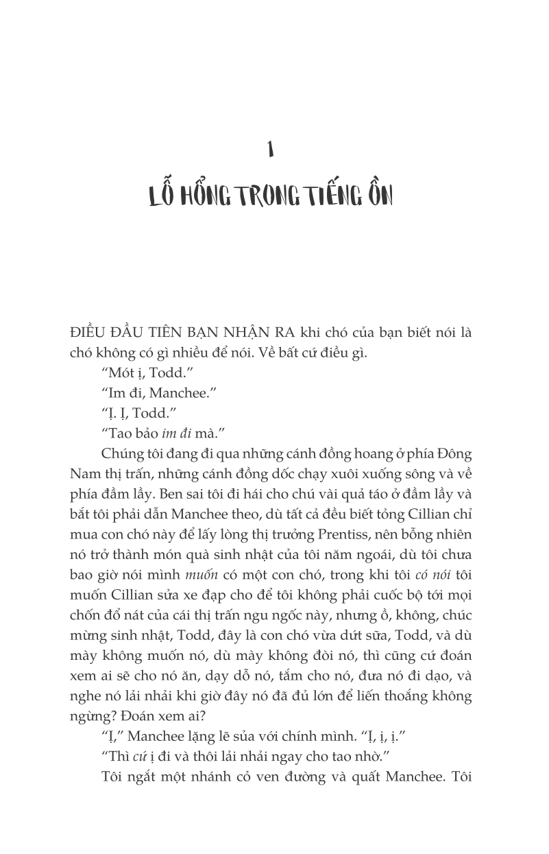 hỗn mang 1 - đừng bao giờ buông dao