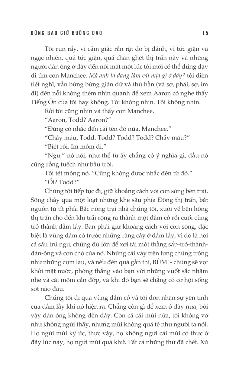 hỗn mang 1 - đừng bao giờ buông dao