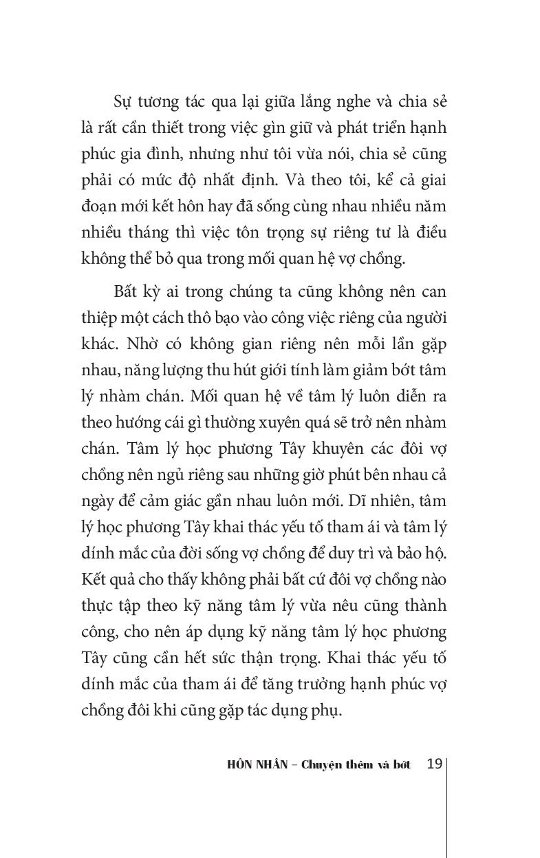 hôn nhân: chuyện thêm và bớt (tái bản 2019)