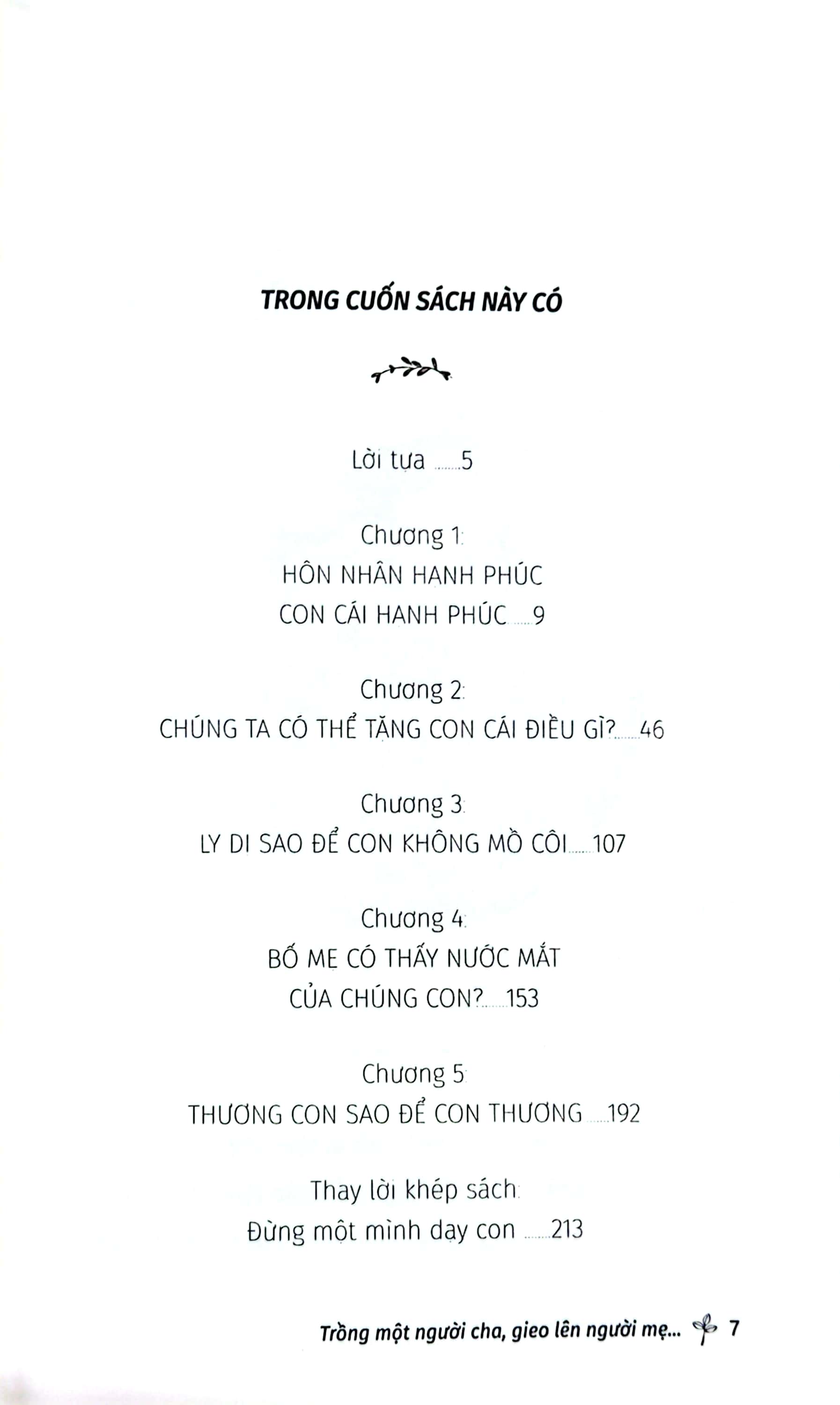 hôn nhân của cha mẹ dạy con cái điều gì? - trồng một người cha gieo lên người mẹ và đổ đầy hạnh phúc vào những đứa trẻ
