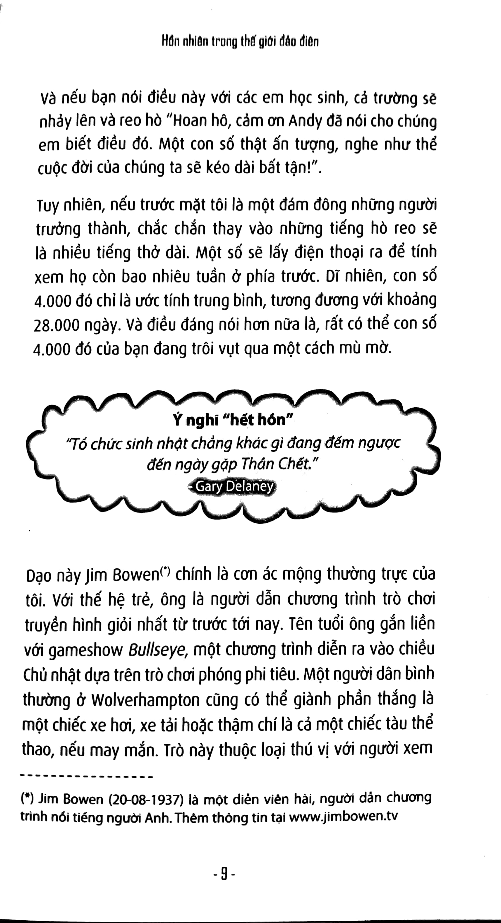 hồn nhiên trong thế giới đảo điên