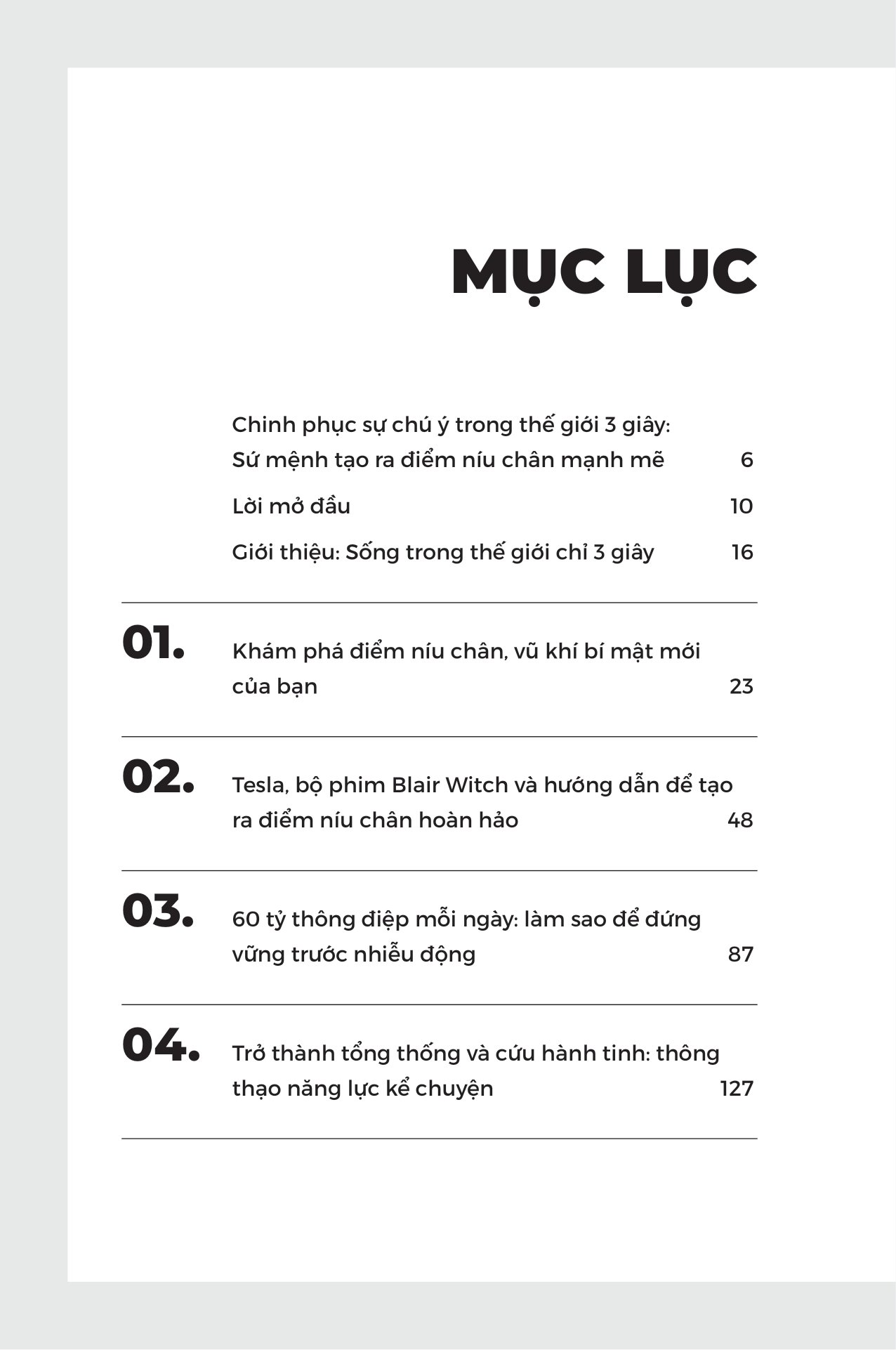 hook point - điểm níu chân khách hàng trong thế giới 3 giây hối hả