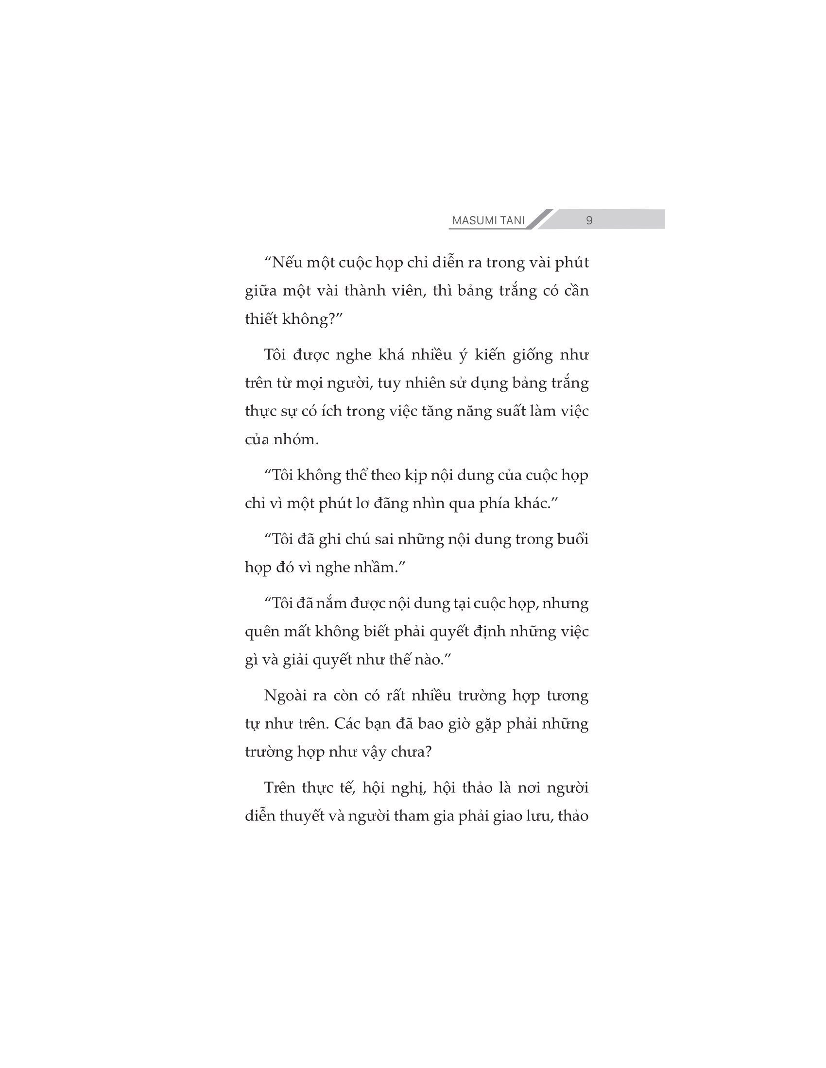 họp ít - làm nhiều