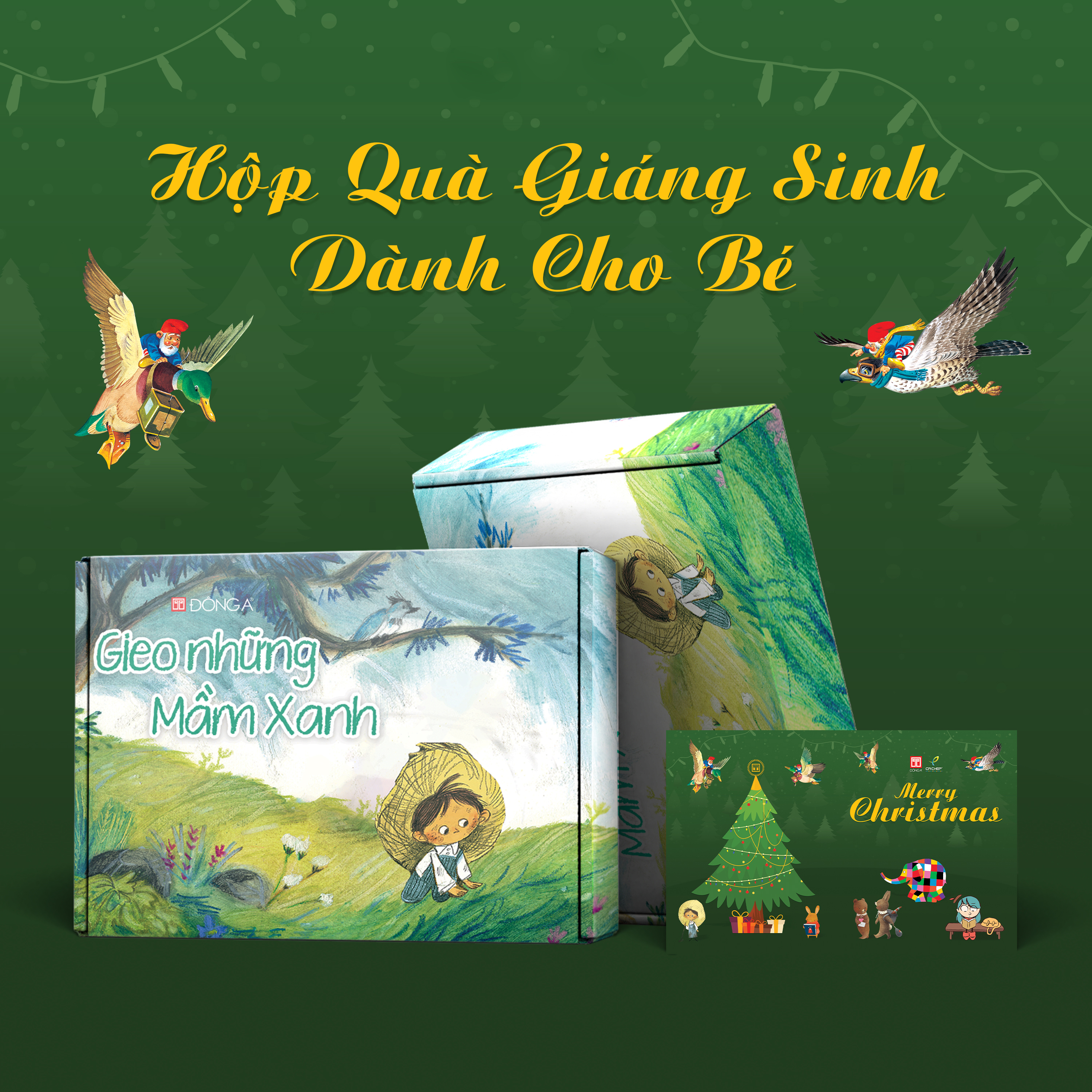 hộp quà giáng sinh cho bé phát triển toàn diện về tư duy và tính cách - gieo những mầm xanh