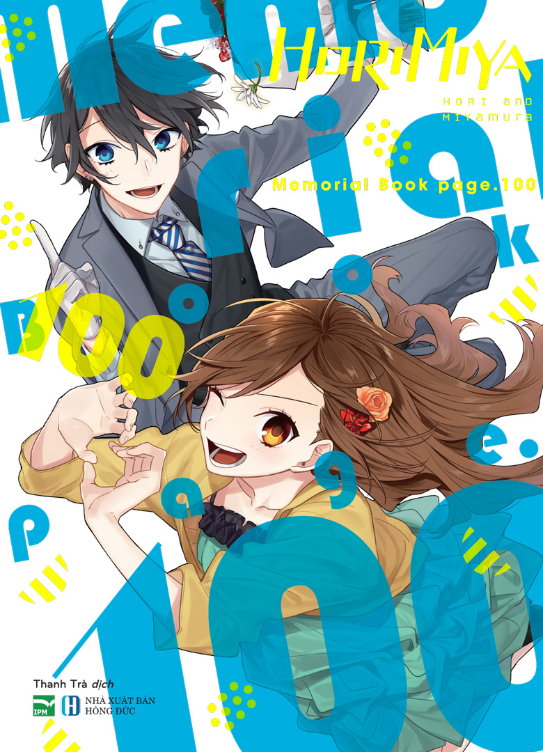 horimiya memorial book page.100 - bản sưu tầm - tặng kèm boxset + set 2 sticker “happy birthday” + luminous homi keyring