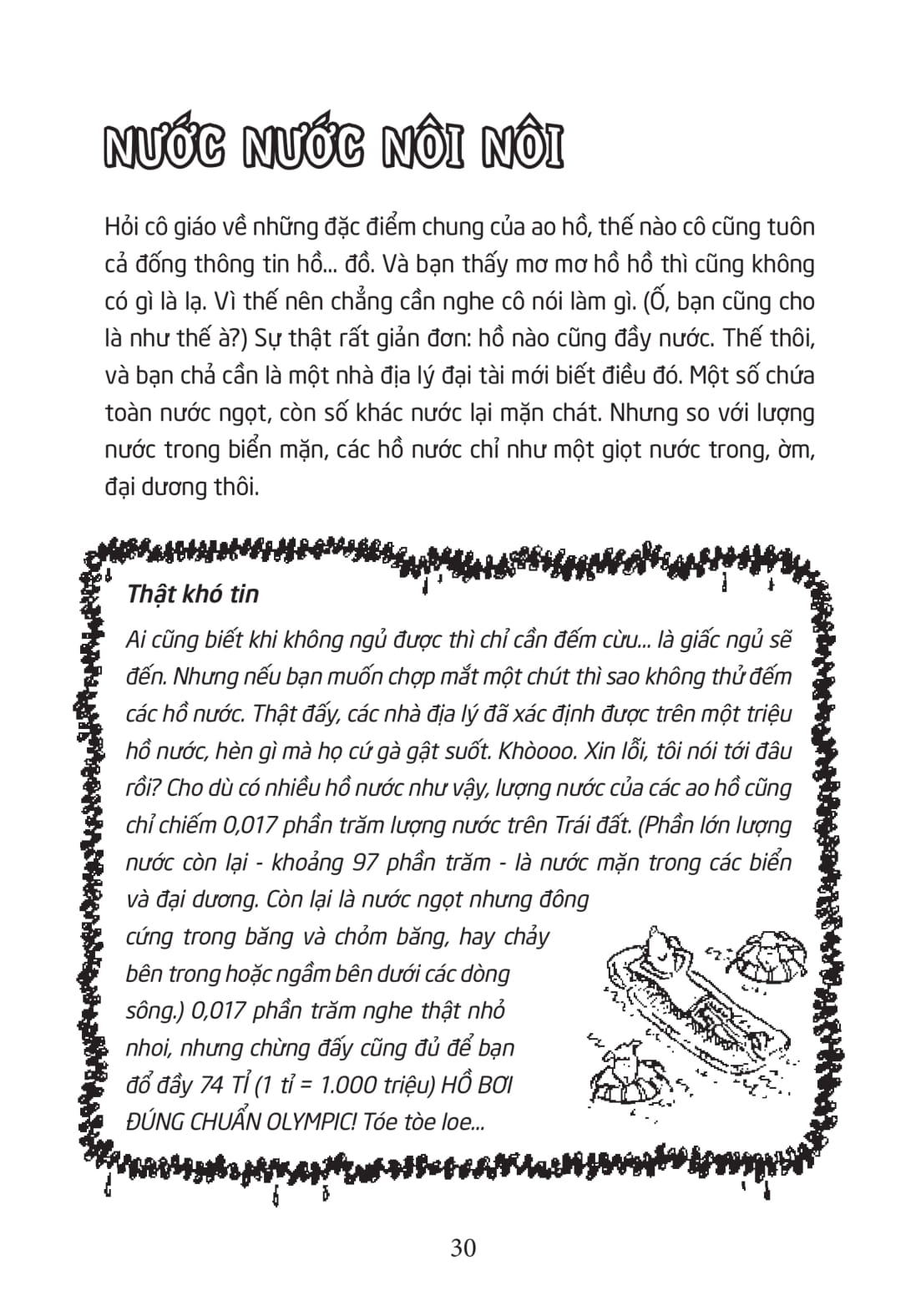 horrible geography - ao hồ láo nháo