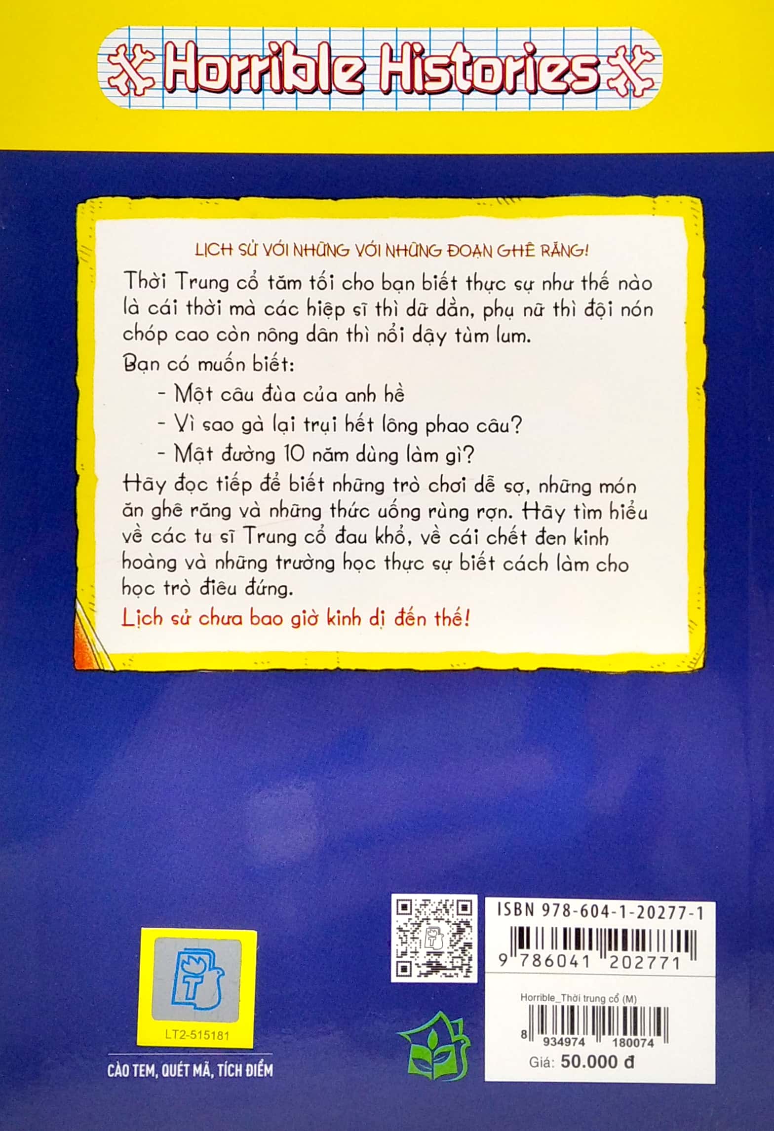 horrible histories - thời trung cổ (tái bản 2022)