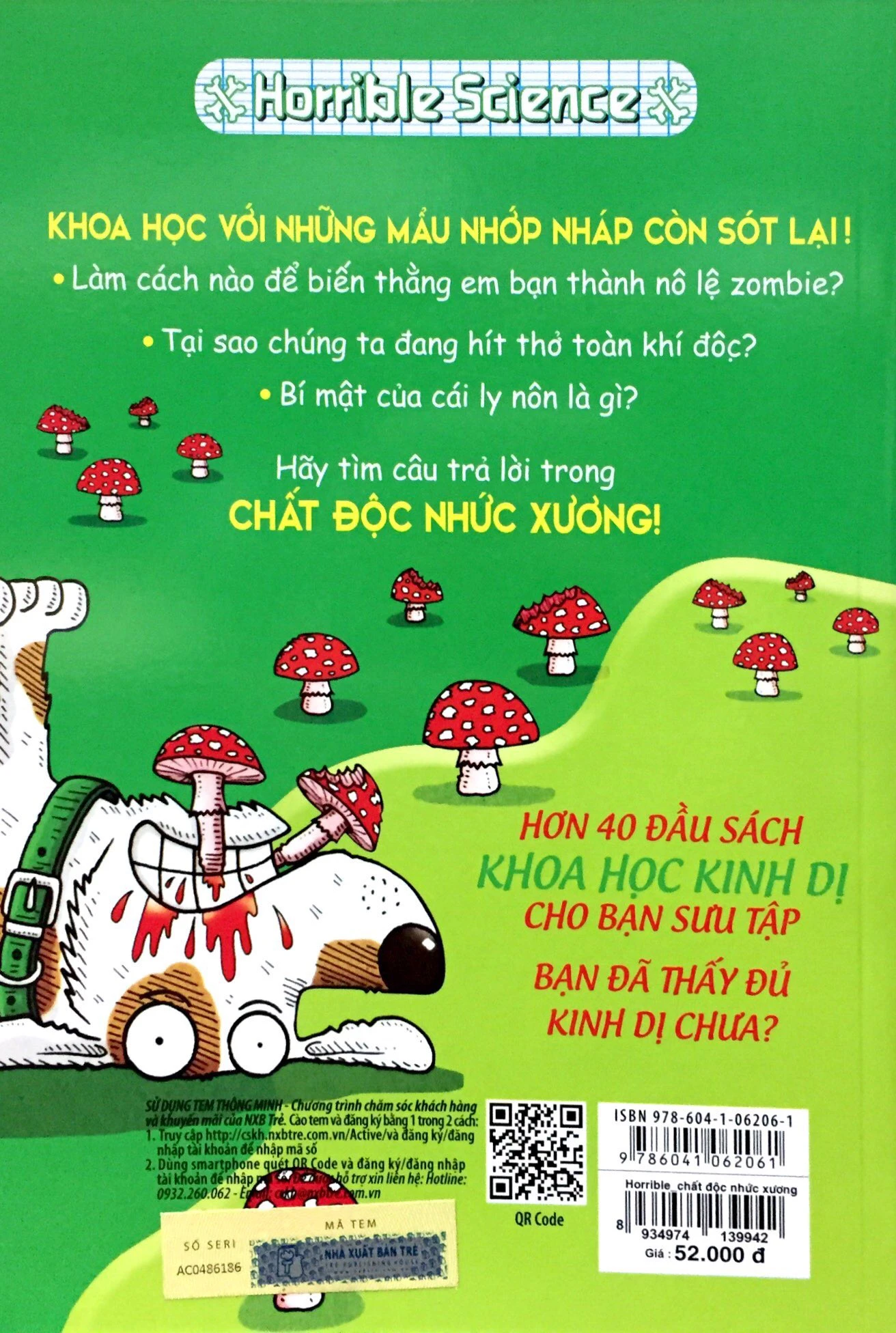 horrible science - chất độc nhức xương