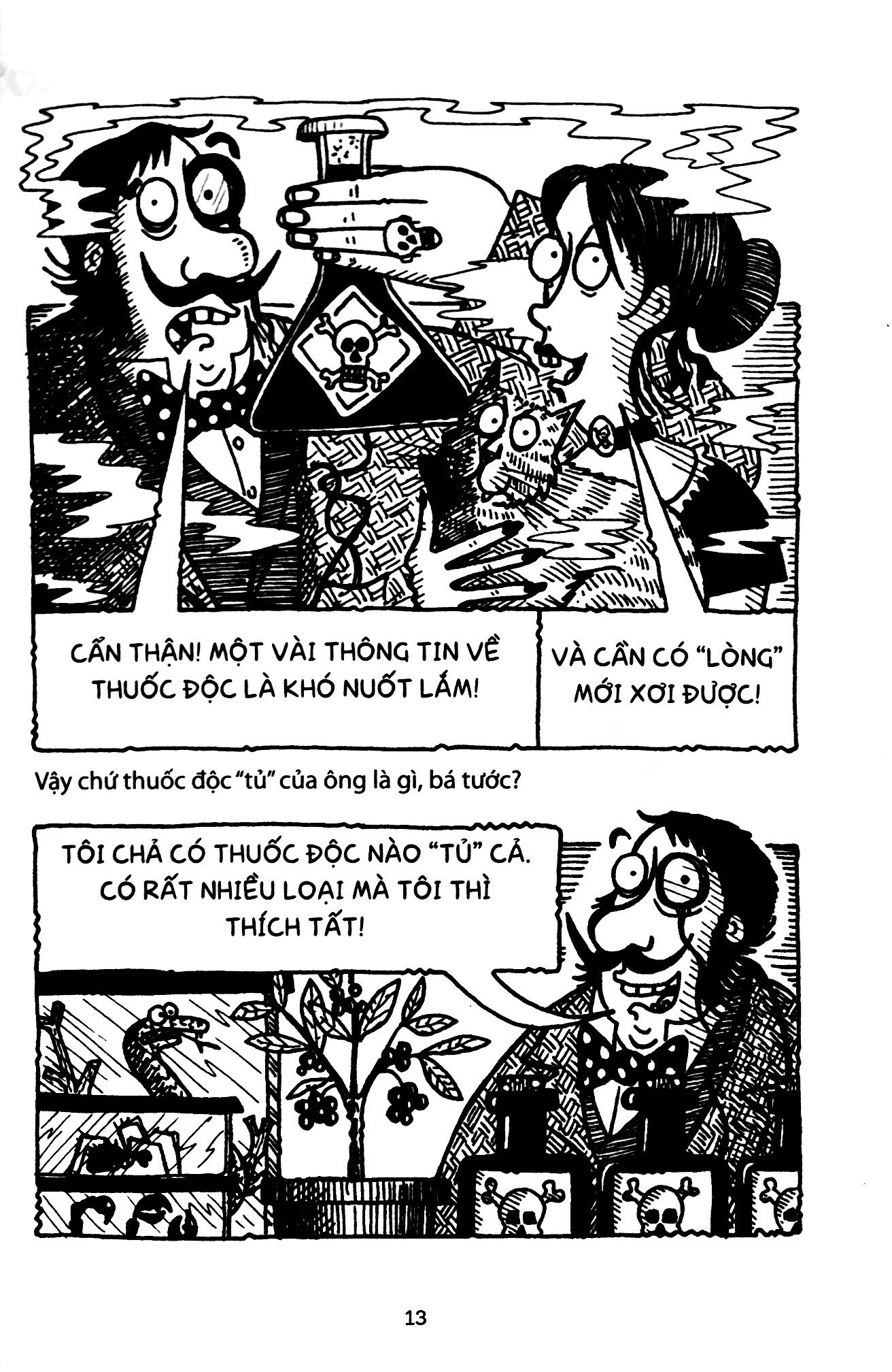 horrible science - chất độc nhức xương