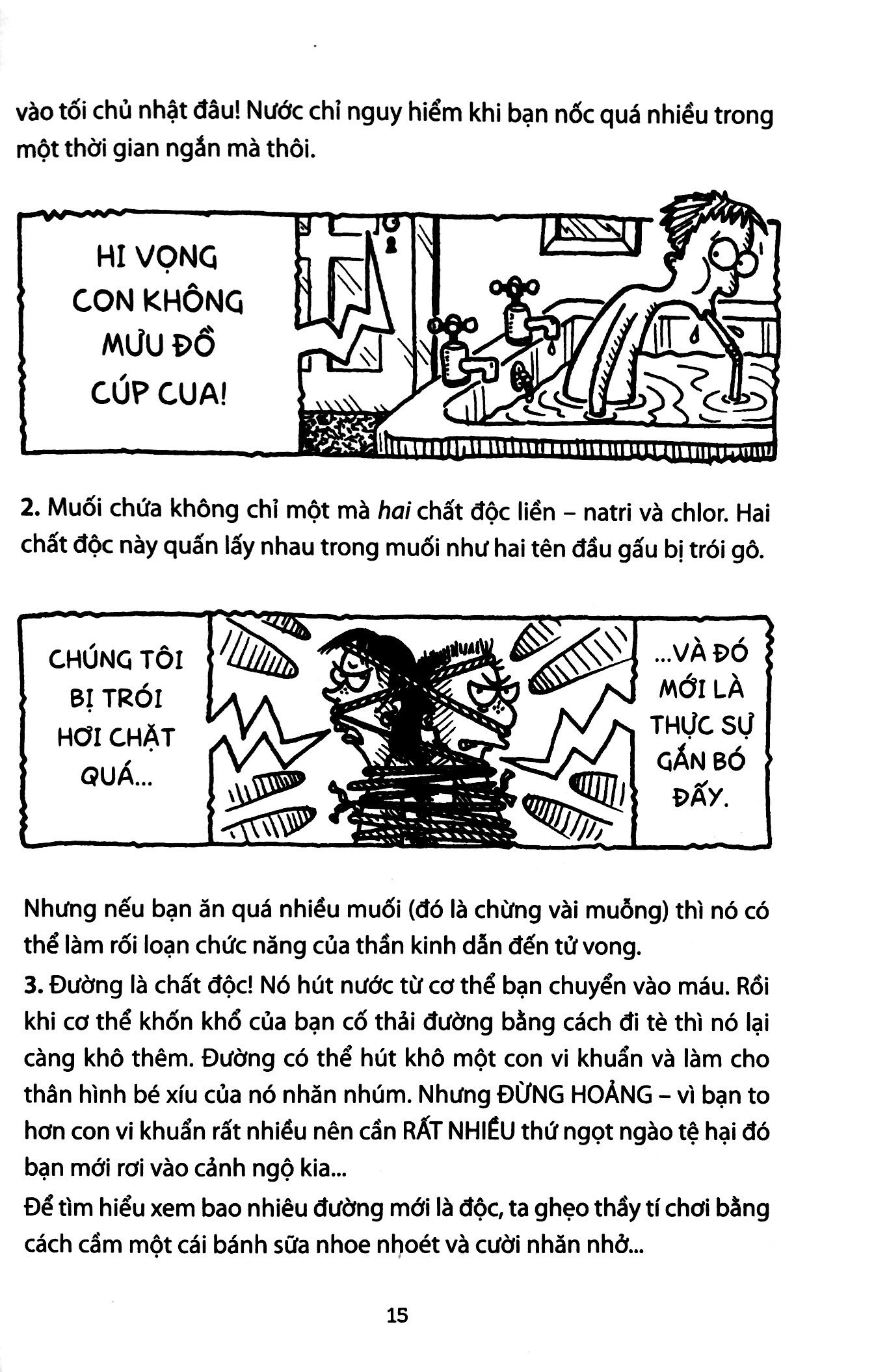 horrible science - chất độc nhức xương