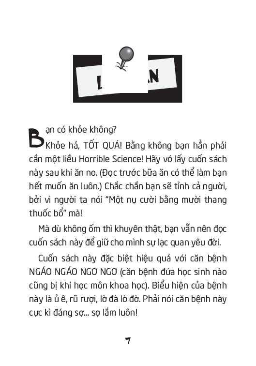 horrible science - dịch bệnh mắc dịch