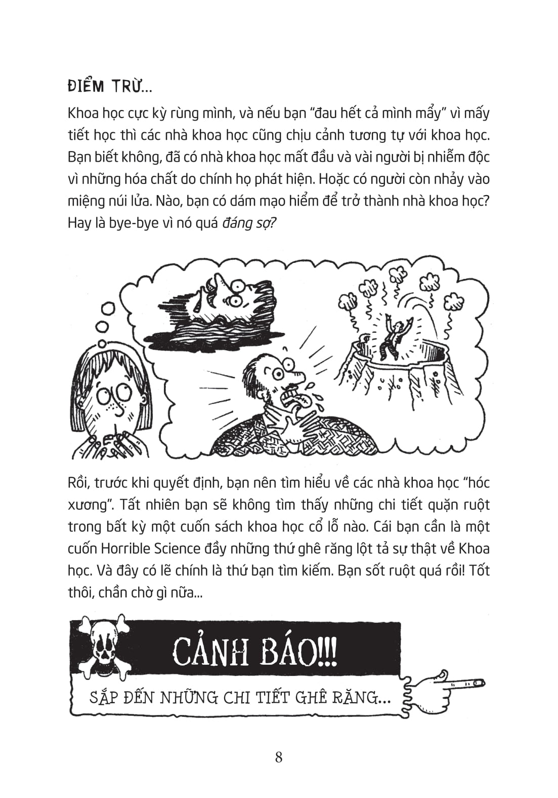 horrible science - nhà khoa học hóc xương