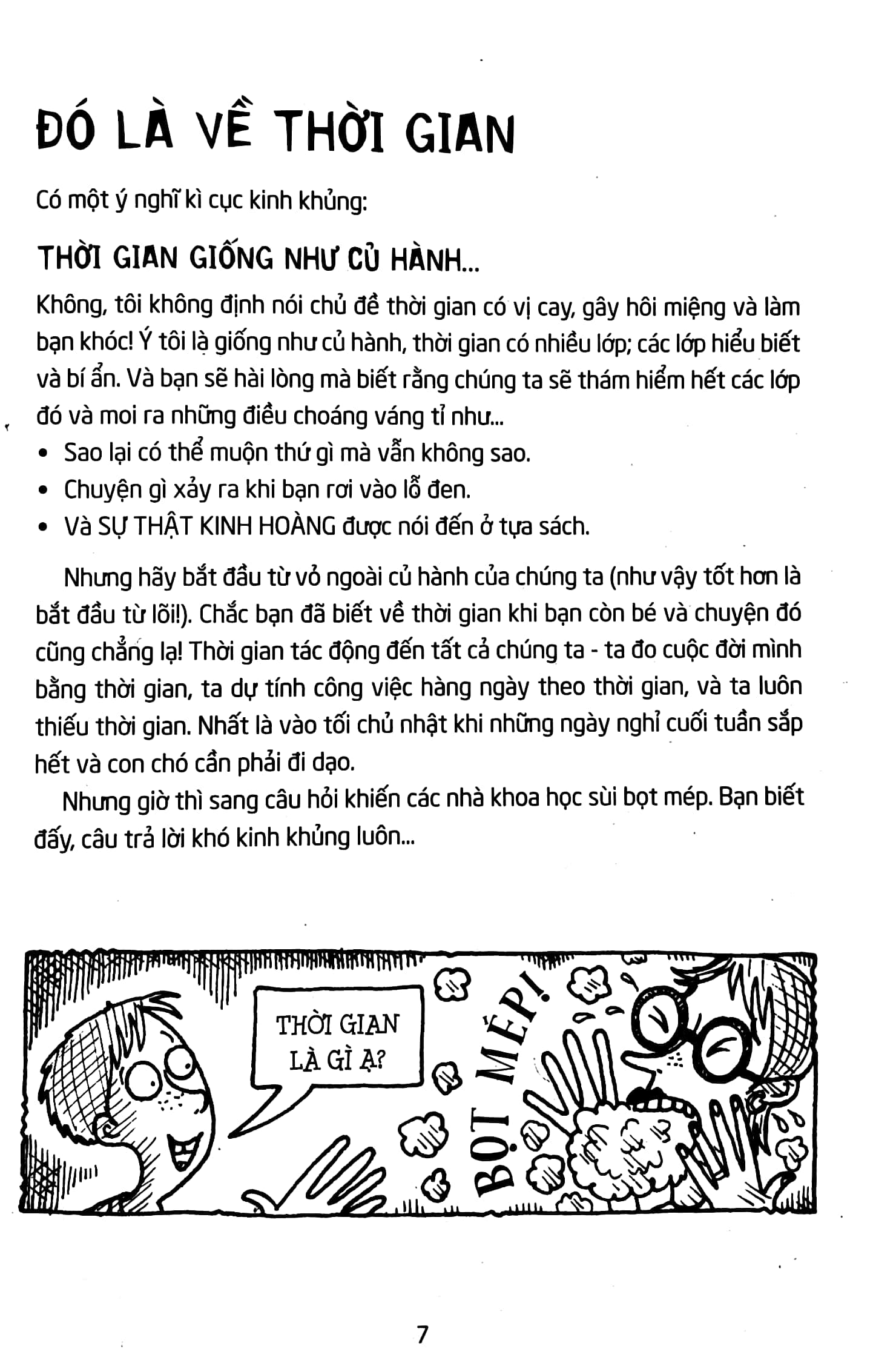 horrible science - sự thật kinh hoàng về thời gian(tái bản 2022)