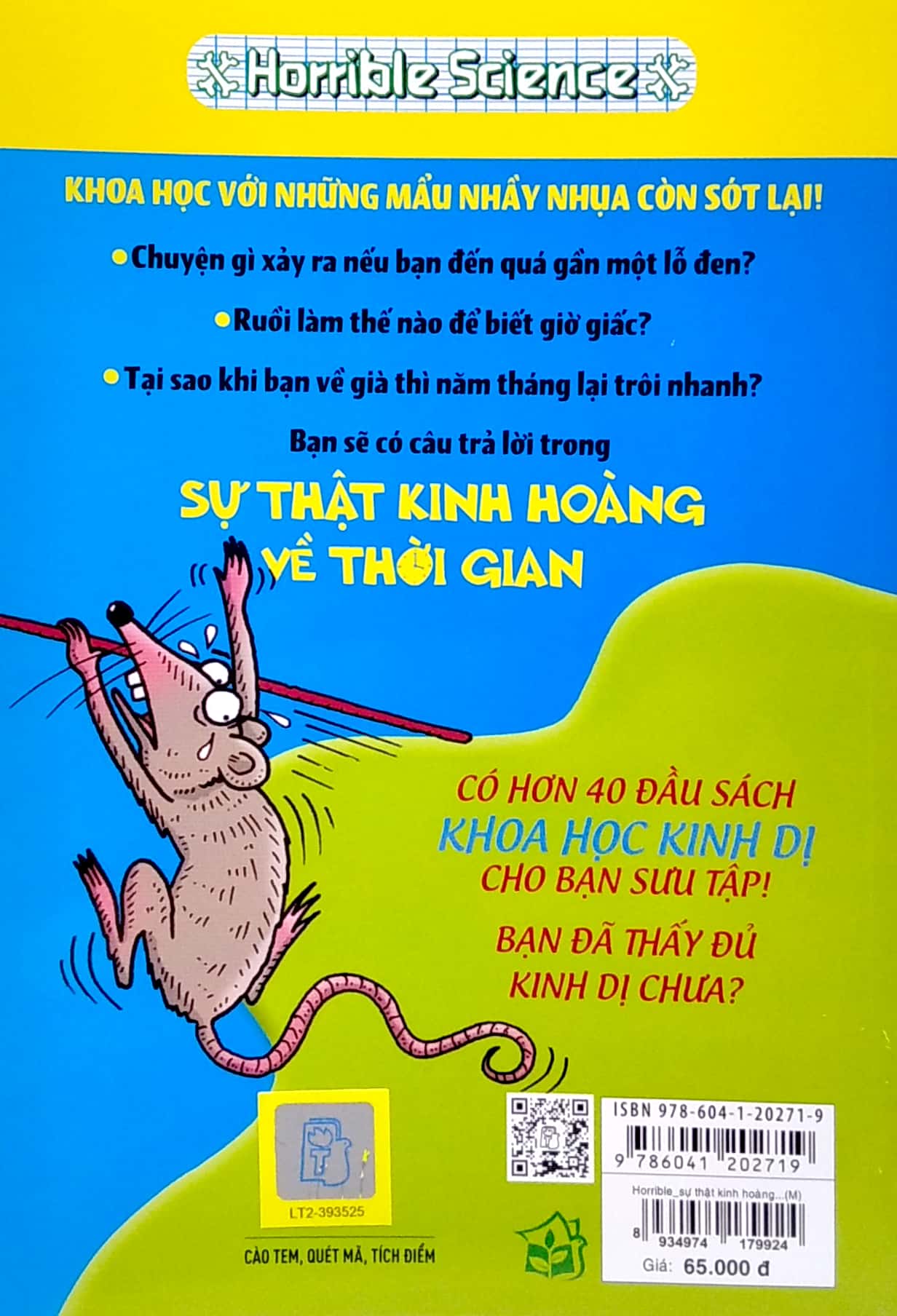 horrible science - sự thật kinh hoàng về thời gian(tái bản 2022)