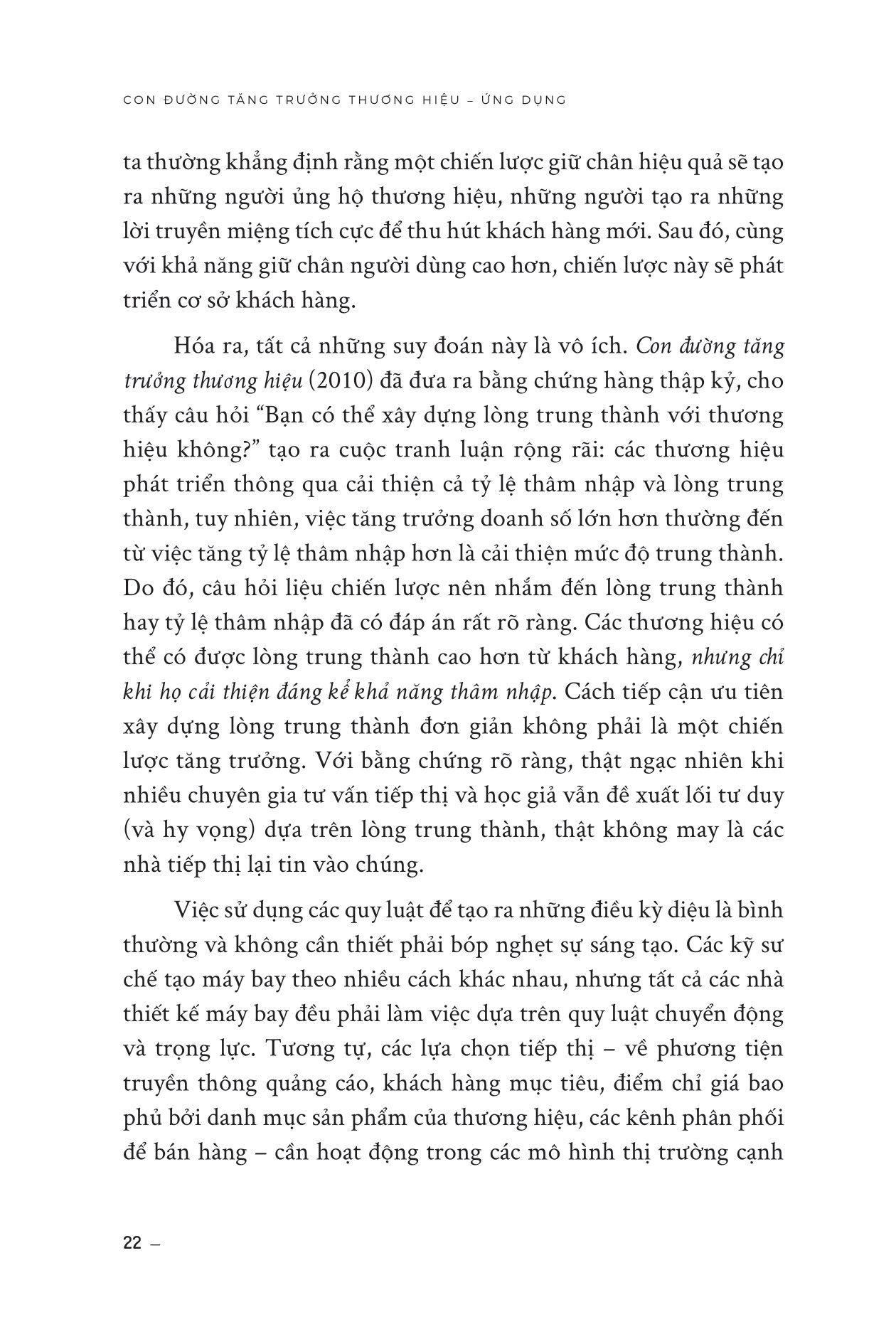 how brands grow - con đường tăng trưởng thương hiệu - ứng dụng (tái bản 2023)