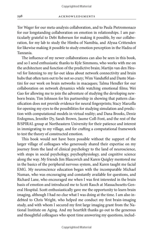 how emotions are made: the secret life of the brain