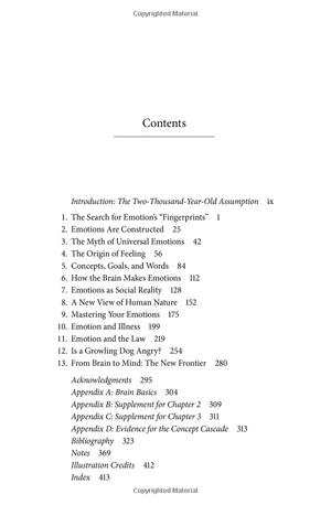 how emotions are made: the secret life of the brain