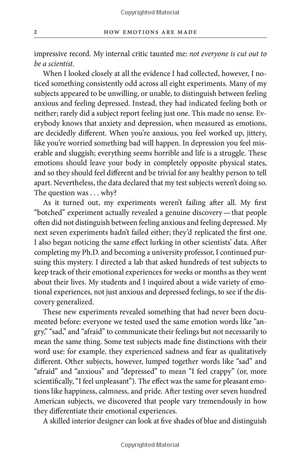 how emotions are made: the secret life of the brain