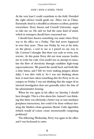 how i won a nobel prize