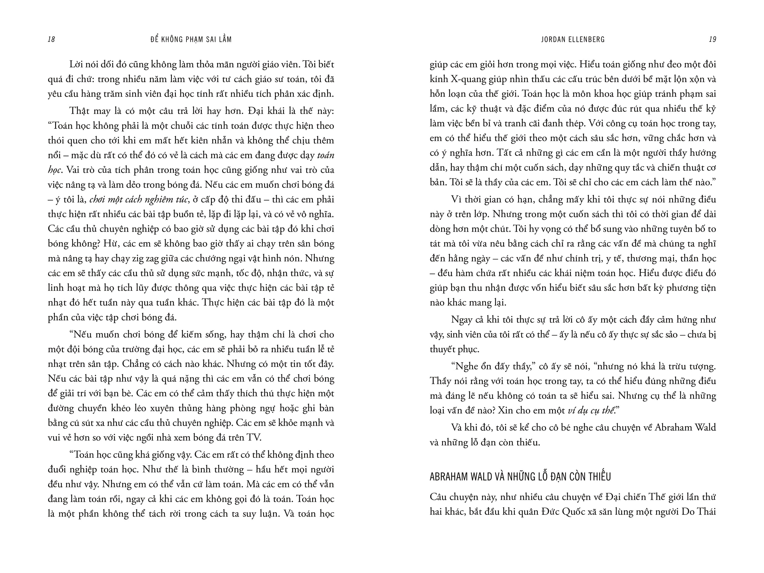 how not to be wrong - để không phạm sai lầm - toán học ẩn chứa trong cuộc sống