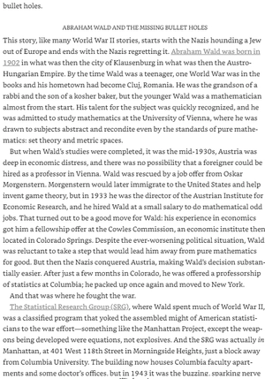 how not to be wrong : the hidden maths of everyday life