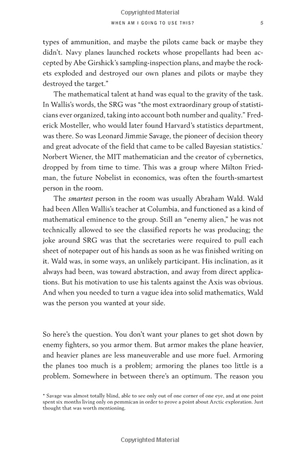 how not to be wrong: the power of mathematical thinking