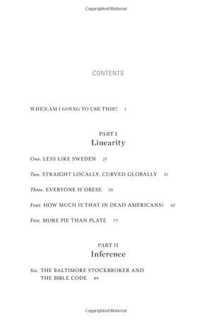 how not to be wrong: the power of mathematical thinking