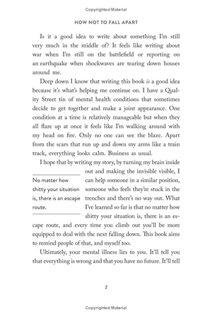 how not to fall apart: lessons learned on the road from self-harm to self-care