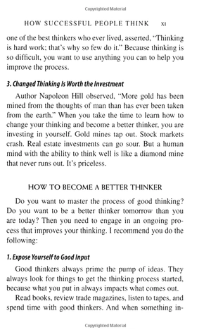 how successful people think: change your thinking, change your life