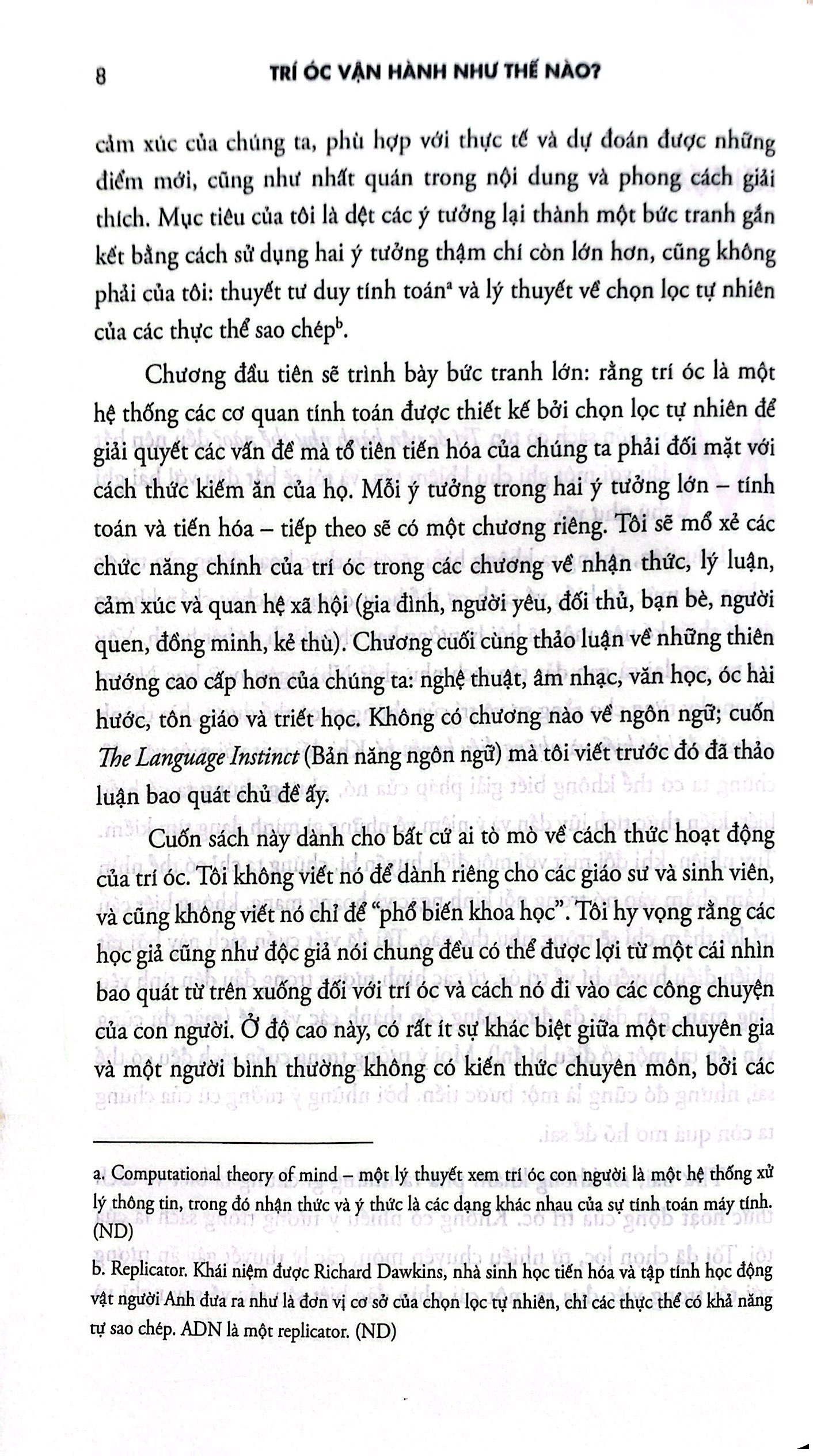 how the mind works: trí óc vận hành như thế nào