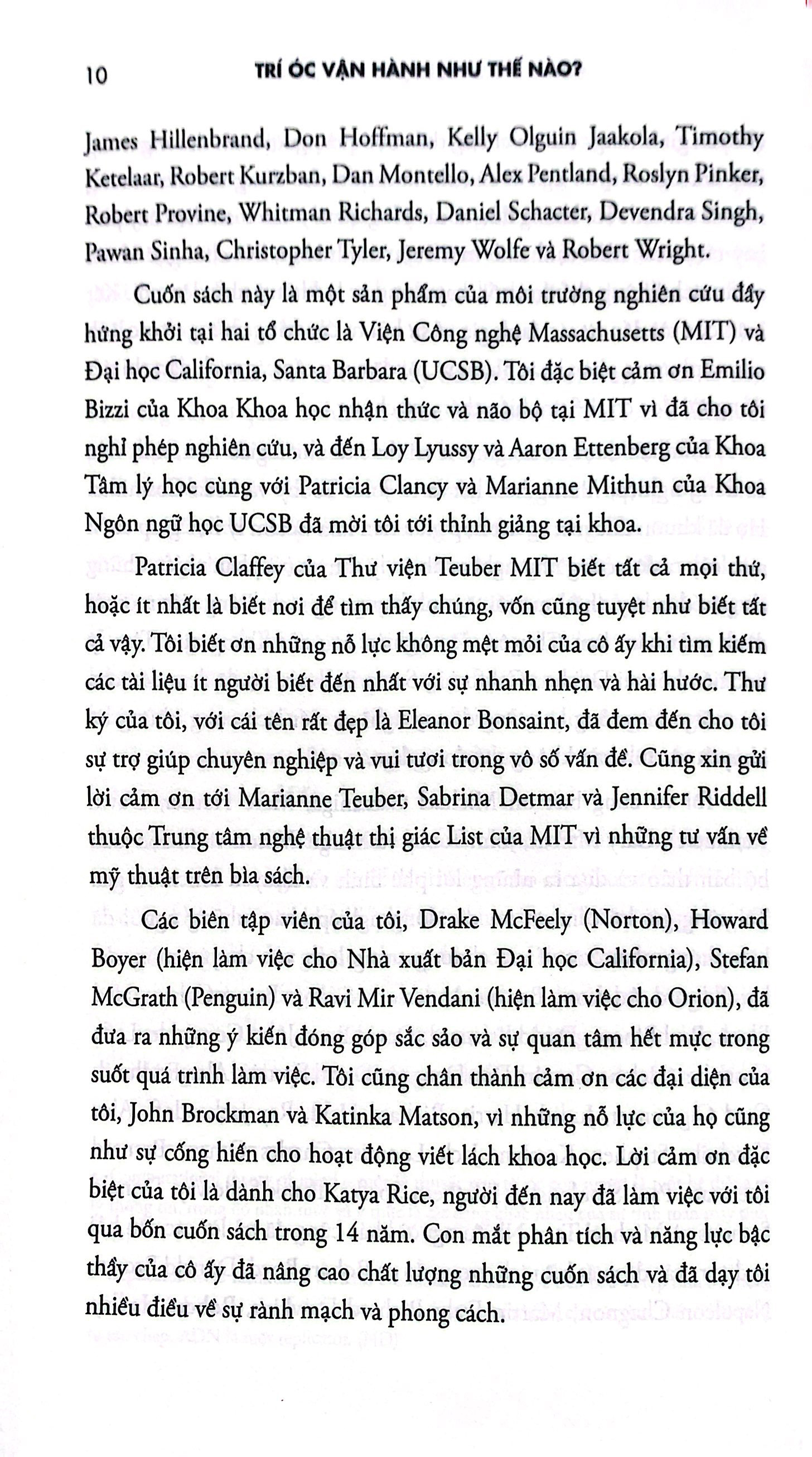 how the mind works: trí óc vận hành như thế nào