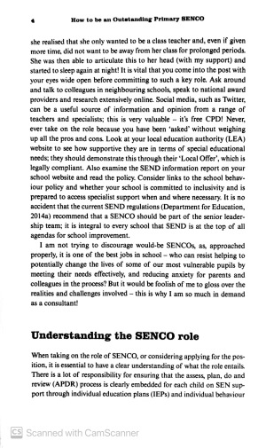 how to be an outstanding primary senco (outstanding teaching)