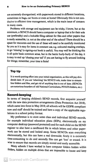 how to be an outstanding primary senco (outstanding teaching)