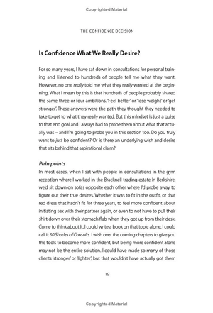 how to be confident: the no.1 sunday times bestseller