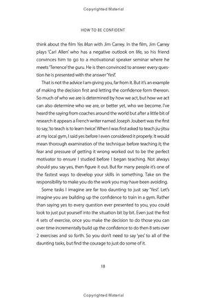 how to be confident: the no.1 sunday times bestseller