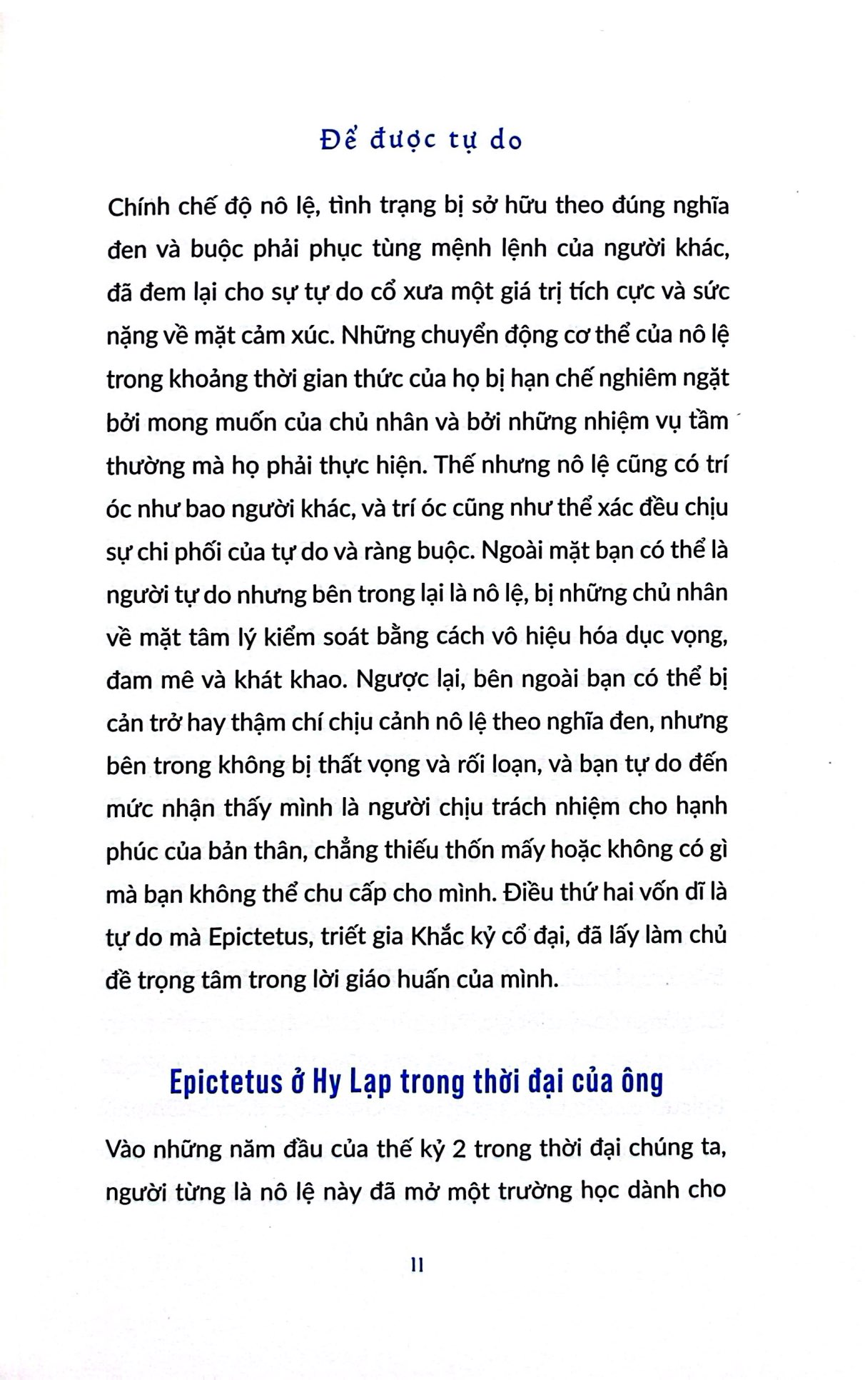 How To Be Free - De Duoc Tu Do - Lam Chu Cuoc Song Theo Triet Ly Co Dai