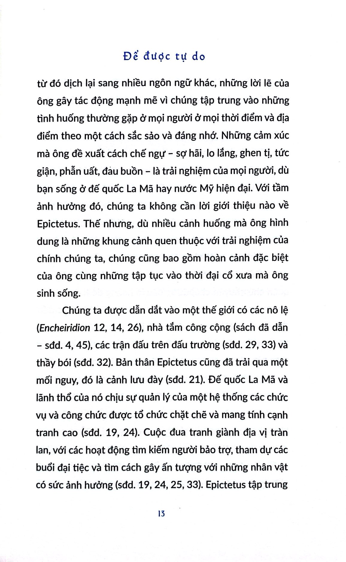 How To Be Free - De Duoc Tu Do - Lam Chu Cuoc Song Theo Triet Ly Co Dai