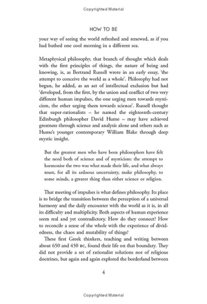 how to be - life lessons from the early greeks