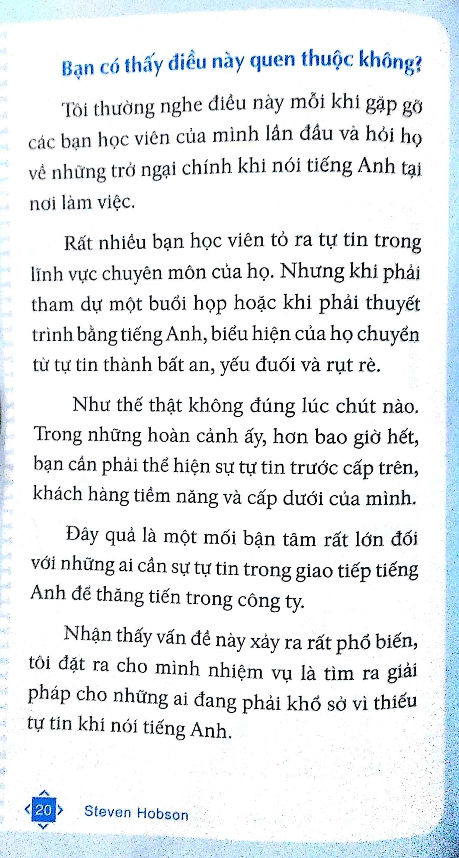 how to become a confident english speaker at work - tự tin đối đáp tiếng anh công sở