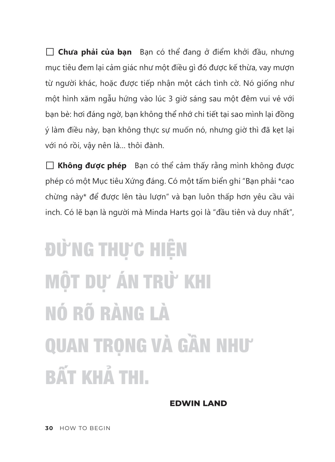 how to begin - bắt đầu làm điều gì đó có ý nghĩa