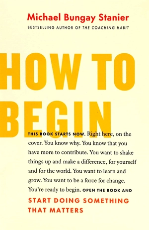 how to begin: start doing something that matters