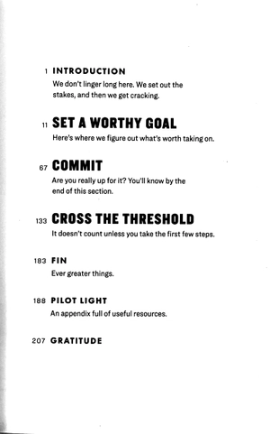 how to begin: start doing something that matters