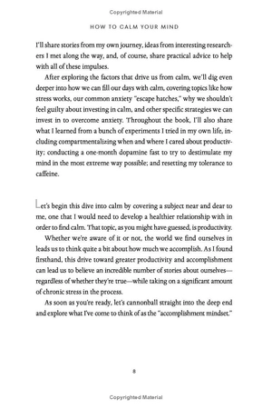 how to calm your mind