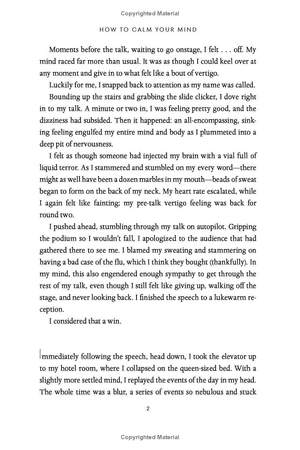 how to calm your mind