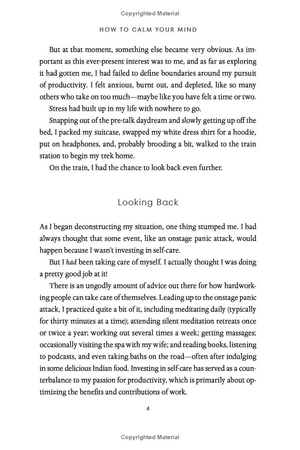 how to calm your mind