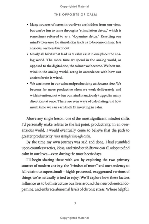 how to calm your mind