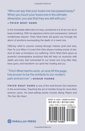 how to live when a loved one dies: healing meditations for grief and loss