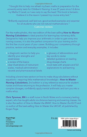 how to master nursing calculations: improve your maths and make sense of drug dosage charts